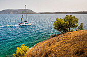 Sailing boat, Ermioni, Peloponnese, Greece