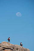 Unter dem Mond im Isalo-Nationalpark, Region Ihorombe, Südwest-Madagaskar