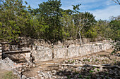 Der Taubenschlag oder das Taubenhaus Ruinengruppe in der Maya-Stadt Uxmal in Yucatan, Mexiko. Die prähispanische Stadt Uxmal gehört zum UNESCO-Weltkulturerbe.