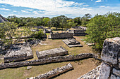 Ruinen der post-klassischen Maya-Stadt Mayapan, Yucatan, Mexiko.
