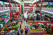 Papeete Municipal covered Market, Papeete, Tahiti, French Polynesia, Tahiti Nui, Society Islands, French Polynesia, South Pacific.
