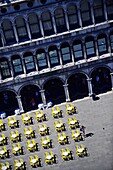 View of Piazza San Marco from the Campanile di San Marco (St. Mark's bell tower), Venice, Italy