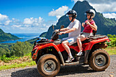Quad safari tour in Moorea, Windward Islands, Society Islands, French Polynesia, Pacific Ocean