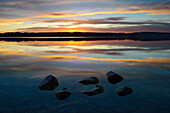 Sunset at Abert Lake, southeast Oregon.