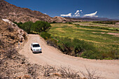 Fahrt durch die Cachi-Talschlucht (Quebrada), Calchaqui-Täler, Provinz Salta, Nordargentinien