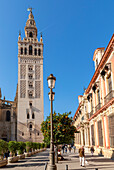 Außenansicht der Kathedrale von Sevilla, UNESCO-Weltkulturerbe, Sevilla, Andalusien, Spanien, Europa