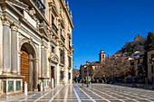 Plaza Nueva (Neuer Platz), Granada, Andalusien, Spanien, Europa