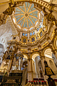 Innenraum der Kathedrale von Granada, Granada, Andalusien, Spanien, Europa