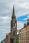 Tron Kirk parish church tower, UNESCO World Heritage Site, Royal Mile, Old Town, Edinburgh, Lothian, Scotland, United Kingdom, Europe