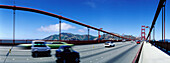 Cars Driving On Golden Gate Bridge, Blurred Motion