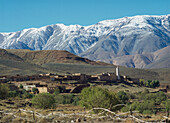 Hoher Atlas am Tizi N'tichka-Pass zwischen Ouarzazate und Marrakesch