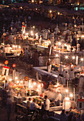 Food Stalls At Night In Place Djemma El Fna