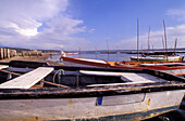 Boats On Lagoa De Obido