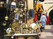 Stall Selling Bronze Items In Street