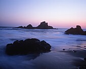 Big Sur Küstenlinie bei Sonnenuntergang
