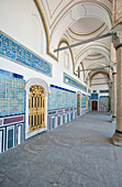 Turkey, Tokapi Palace with blue tiled walls; Istanbul