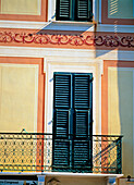 Balcony With Window Shutters, Close Up