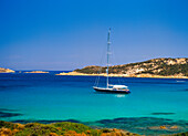 Yacht In Picturesque Bay