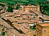 Die Dächer von San Gimignano