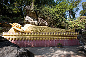 Buddha-Statue auf dem Phu-Si-Hügel, Luang Prabang, Laos
