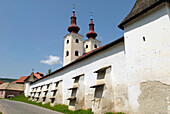 Mauern der Kirche in Divin, Slowakei