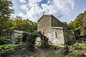 Eine der ältesten Kirchen (7. Jahrhundert) in Georgien im Zegaani Kloster; Kachetien, Georgien