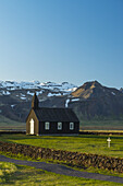 Kleine Kirche auf der Snaefellsnes-Halbinsel; Budir, Island