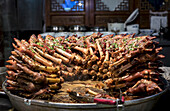 Traditional Chinese food at the famous food market in the Muslim Quarter; Xian, Shaanxi Province, China