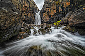 Wasserfall Fardagafoss; Island