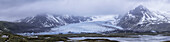 Beeindruckende Panoramalandschaft an der Südküste Islands; Island