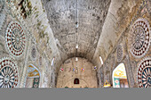 Innenraum, Ex-Kloster von Santo Domingo, gegründet 1646; Uayma, Yucatan, Mexiko