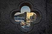 Blick auf die Johanniterfestung und die Altstadt von Dubrovnik; Gespanschaft Dubrovnik-Neretva, Kroatien.