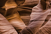 Slot Canyon bekannt als Canyon X, in der Nähe von Page; Arizona, Vereinigte Staaten von Amerika