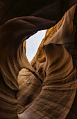 Schlitzschlucht, bekannt als Rattlesnake Canyon; Page, Arizona, Vereinigte Staaten von Amerika