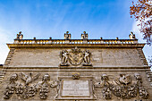 Historic monument with plaque; Avignon, Provence Alpes Cote d'Azur, France