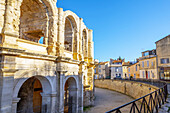 Arles Amphitheatre; Provence Alpes Cote d'Azur, France