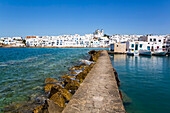 Breakwater, Old Port of Naoussa; Naoussa, Paros Island, Cyclades, Greece