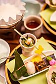 Detail of Japanese food; Kyoto, Kansai, Japan