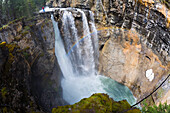 Waterfall in Johnston Canyon, Banff National Park; Alberta, Canada