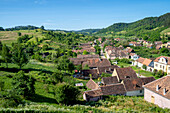The Medieval Village of Copsa Mare; Copsa Mare, Sibiu County, Transylvania, Romania