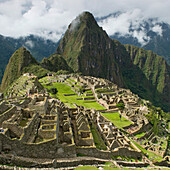 Die historische Inkastätte Machu Picchu; Peru