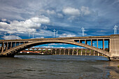 A Bridge Over A River Tweed; Berwick-Upon-Tweed Northumberland Englad