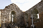 Kirche und Friedhofsruinen; Carran Grafschaft Clare Irland
