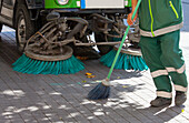 Street Cleaning; Istanbul Turkey