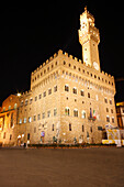 Palazzo Vecchio auf der Piazza Della Signoria; Florenz Italien.