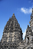 Indonesien, Java, Prambanan, Nahaufnahme des Tempels