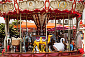 A Carousel Ride With Seats In The Shape Of Animals; Lagos Algarve Portugal