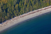 Luftaufnahmen von Clayoquot Sound bei Tofino; British Columbia Kanada