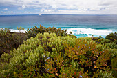 Wellen und der Strand von Sandpatch in der Nähe von Albany; Westaustralien Australien