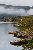 Low Hanging Cloud Along The Shoreline; Argyll Scotland